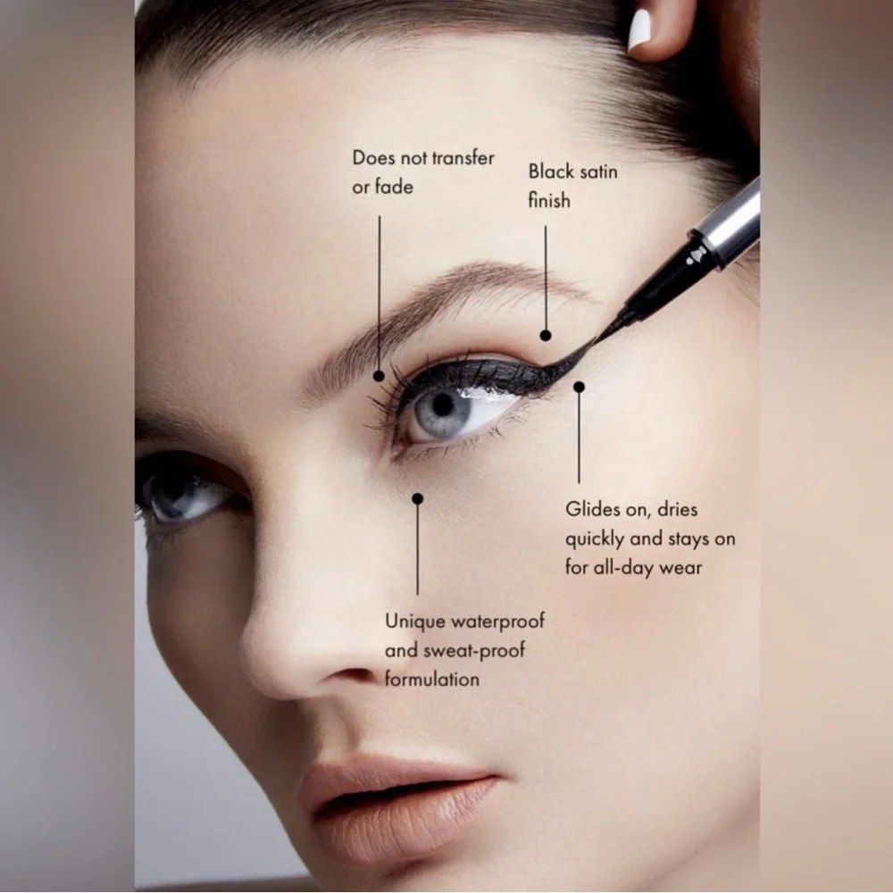 UZO Liquid Eyeliner Black Waterproof Felt Tip Longwear VOTED BEST BY OPRAH!